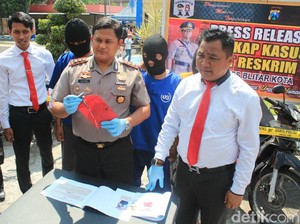 Polisi Tembak Kaki Otak Curanmor di Kota Blitar