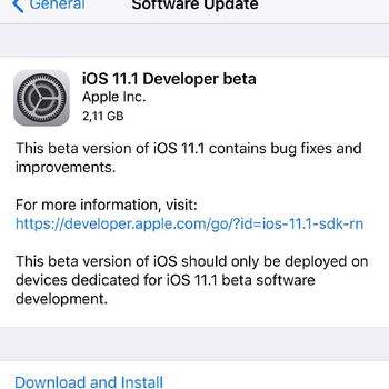 Apple Sebar iOS 11.1 untuk Pengembang, Apa yang Baru?