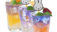 Ragam kreasi minuman juga tersedia di kafe Miffy. Misalnya Mango Medley, Bunny Yuzu Delight, dan Guava Garden Gallery.