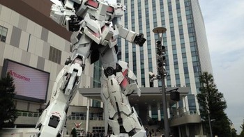 Berbeda dengan patung sebelumnya yang punya seri RX-78-2, patung robot terbaru ini punya seri RX-0 Unicorn dari seri Gundam Unicorn, seri Gundam yang paling baru. Foto: istimewa