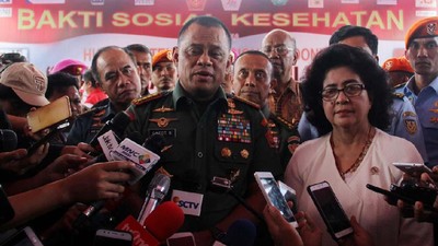Panglima TNI Gatot Nurmantyo  Buka Baksos Kesehatan TNI