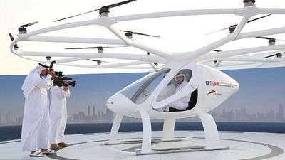 Foto: Penampakan Taksi Terbang di Dubai