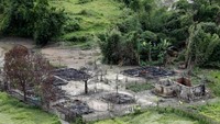 Sekarang perkampungan Rohingya yang indah hanya tinggal kenangan (Soe Zeya Tun/Reuters)