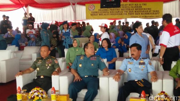 Panglima hingga Menkes Hadiri Baksos Kesehatan TNI di Cilegon