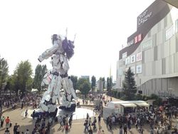 Robot Gundam Kembali Beraksi di Tokyo