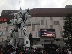 Robot Gundam Kembali Beraksi di Tokyo