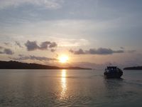 Sunset indah di Tanjung Layar (Bahtiar/detikTravel) 