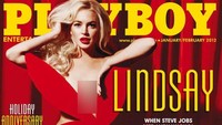 Sampul Lindsay Lohan pada tahun 2012 juga berhasil menjadi salah satu yang ikonik. (Dok. Ist)