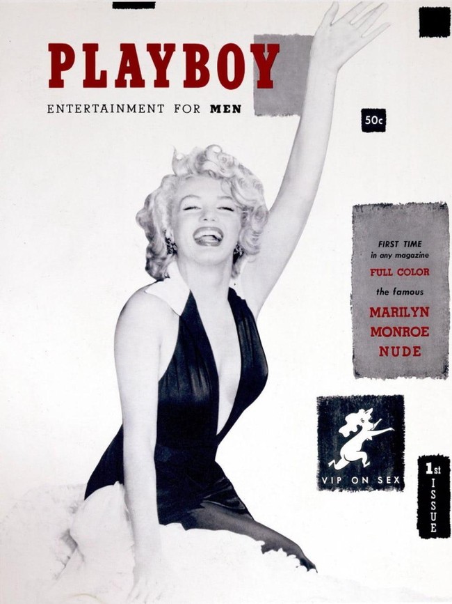 Marilyn Monroe menjadi model Playboy paling legendaris. Kecantikan dan keseksiannya hingga menjadikan Monroe sebagai simbol keseksian.  Foto: dok. Majalah Playboy
