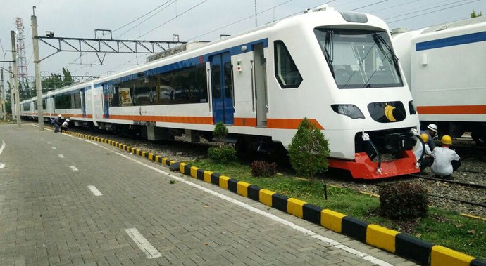 Foto: Penampakan Kereta Api Bandara Soetta