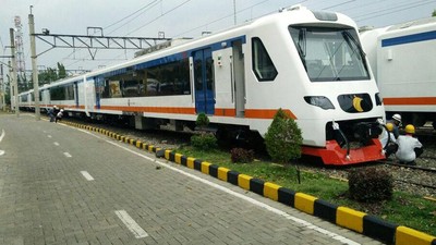 Foto: Penampakan Kereta Api Bandara Soetta