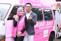 Ridwan Kamil dan istri aktif di berbagai kegiatan.