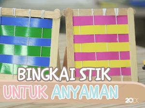 Video: Tutorial Bingkai Stik untuk Anyaman Buat si Kecil