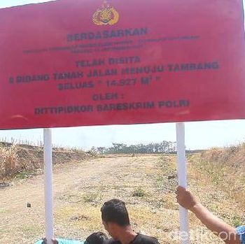 Terkait Korupsi di Sumbar, Polisi Sita 8 Bidang Tanah di Tegal 
