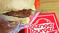 Yang ini juga tergolong burger murah. Blenger Burger tawarkan ragam varian burger seperti beef burger dan cheese burger with egg and smoked beef. Foto: Instagram srebeccaester