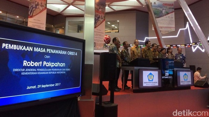 Cari Utang Rp 20 Triliun, Pemerintah Terbitkan ORI014