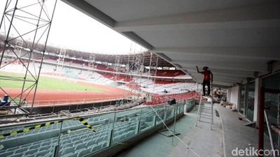 Dikejar Asian Games 2018, Begini Penampakan Terkini Stadion Utama GBK