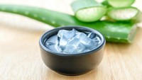 Aloe vera atau daging lidah buaya tak terlewatkan dalam racikan minuman, termasuk teh. Berwarna putih bening, lidah buaya punya tekstur lembut dan enak. Foto: Istimewa