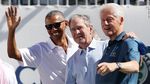 Kompaknya Para Mantan: Obama, Bush, Clinton Nonton Golf Bareng