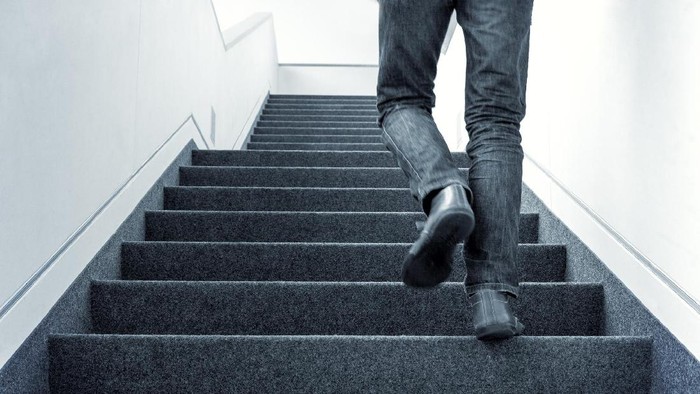 Tes naik tangga bisa beritahu risiko penyakit jantung. Foto: Thinkstock Tes naik tangga bisa beritahu risiko penyakit jantung. Foto: Thinkstock