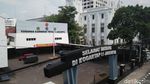 Foto: Istana sampai Mabes TNI AD Kibarkan Bendera Setengah Tiang