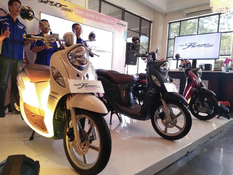 Yamaha Luncurkan Fino Baru Pakai Ban Lebar Tipe Tubeless