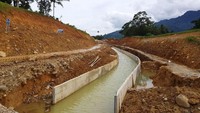 Daerah irigasi ini menambah luas areal pertanian yang bisa ditanami seluas 1.250 hektare (ha) dari yang sudah ada 2.023 ha atau totalnya menjadi 3.273 ha. (Kementerian PUPR).