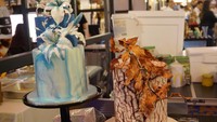 Kalau yang ini cake cantik yang cocok untuk acara pernikahan hingga ulang tahun. Foto: Lusiana Mustinda
