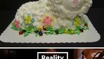 Ekspektasi Vs Realita, Lihat Tampilan Cake Gaga yang Dibuat Netizen Ini