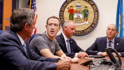Gaya Zuckerberg Ketemu Pejabat Cuma Kaosan Jadi Sorotan