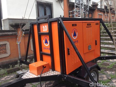  Sirine peringatan kondisi Gunung Agung