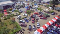 Mobil lawas buatan Prancis mejeng dalam gelaran Saturday French Automobile Meet-Up 2017 di Arjuna Apartemen Synthesis Residence Kemang, Ampera, Jakarta Selatan. Foto: Indonesia Peugeot 306 Community