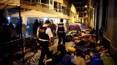 Ramai-ramai Camping Demi Kemerdekaan Catalonia