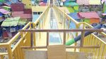 Foto: Jembatan Kaca Hiasi Kampung Warna-warni Malang