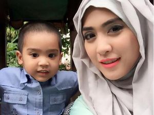 2 Bulan di Pesantren, Anak Sulung April Jasmine Makin Pintar