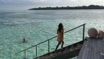 Foto: Gaya Bulan Madu Raisa dan Hamish Daud di Maldives