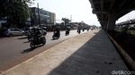 Pedestrian di Kolong Jembatan Tol Becakayu Mulai Terlihat