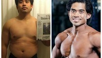Patrick Magno membuang sekitar 22 kilogram bobot badannya dan memperoleh otot kekar dalam waktu beberapa bulan. (Foto: instagram/pat.magno) 