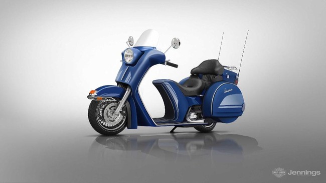 Ketika Vespa Berubah jadi Harley, Motor Sport dan Lain-lain