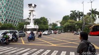 CCTV bersuara mulai diuji coba di Jalan MH Thamrin-Kebon Sirih, Jakarta Pusat.