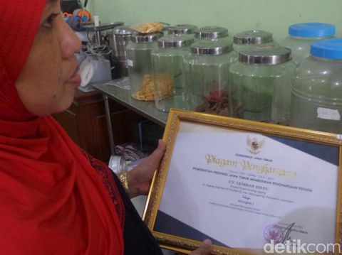 Kreasi krupuk terbuat dari kopi mendapat penghargaan/