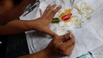 Penyandang Disabilitas Belajar Membatik