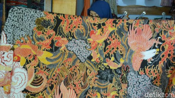 Contoh Lukisan  Batik  Kontemporer Contoh Gambar Lukisan 
