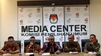 Ketua KPU Arief Budiman memberikan penjelasan terkait pembukaan pendaftaran parpol peserta Pemilu 2019.