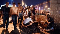 Penembakan brutal di konser dekat Kasino Mandalay Bay, Las Vegas, Amerika Serikat pada Minggu (1/10) waktu setempat. Insiden itu menewaskan setidaknya 50 orang dan melukai sekitar 200 orang lainnya. Foto: AFP