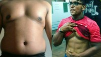 Selain dengan latihan otot inti, dukungan diet tinggi protein juga dibutuhkan untuk membentuk perut six pack. (Foto: instagram/aniket.kamble.58511) 