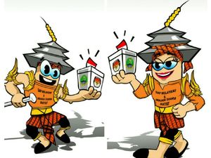 Kang Jalih dan Teh Jalih Jadi Maskot Pilgub Jabar 2018