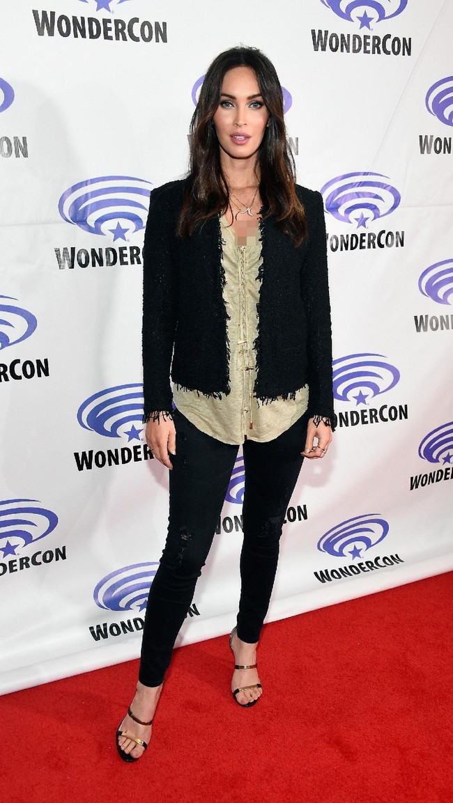 Penampilan cantik dan seksi Megan Fox mampu meraih sukses untuk karirnya di Hollywood. Kepopulerannya semakin meningkat setelah membintangi film Transformer di tahun 2007. Foto: Getty Images