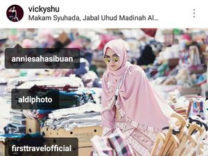 Bantah Endorse, Vicky Shu Tag Akun First Travel di Instagram