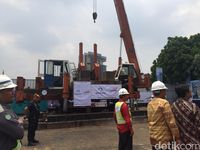Dua Menteri Resmikan Pembangunan Rusun Nempel Stasiun Pondok Cina